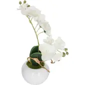 Atmosphera Orchidée Artificielle En Pot, 25 Cm
