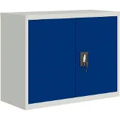 vidaXL Classeur gris clair et bleu 90x40x70 cm acier