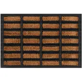 vidaXL Paillasson rectangulaire 40x60 cm caoutchouc et fibre de coco