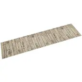 vidaXL Tapis de cuisine lavable impression de clôture 60x300cm velours