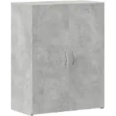 vidaXL Armoire de classement gris béton bois d'ingénierie