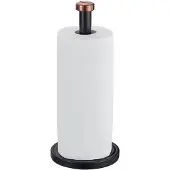 Klausberg Porte-rouleau de cuisine, Distributeur d'essuie-tout, Noir