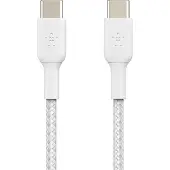 Belkin Câble De Recharge Boostcharge Usb-c Vers Tressé 2 M - Blanc