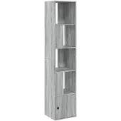 vidaXL Bibliothèque sonoma gris 40x36x189 cm bois d'ingénierie