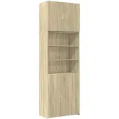 vidaXL Highboard chêne Sonoma 80x42,5x249 cm Matériau dérivé du bois