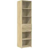 vidaXL Highboard chêne Sonoma 45x42,5x185 cm Matériau dérivé du bois