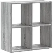 vidaXL Bibliothèque sonoma gris 68,5x32x68,5 cm bois d'ingénierie