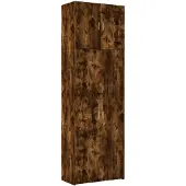 vidaXL Highboard chêne fumé 80x42,5x249 cm Matériau dérivé du bois