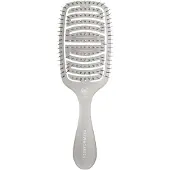 Olivia Garden ESSENTIAL CARE FLEX Medium Hair Bristles brosse à cheveux Ice Grey 1 pcs