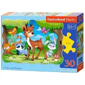 Castorland Puzzle La brouette et ses amis 30 pièces