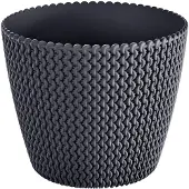 Prosperplast Pot Rond Prosperplast Sploty - Ø 295 Mm - Gris Anthracite - Plastique