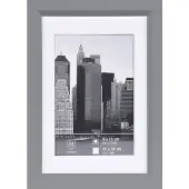Henzo Cadre 13x18 Metallica gris -