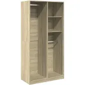 vidaXL Armoire Chêne Sonoma 100x50x200 cm Bois composite