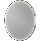 Balmani Secret miroir rond Brushed Gunmetal lumineux et anti-buée Ø 90 cm