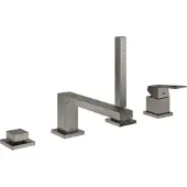 GROHE Eurocube robinet baignoire sur gorge 4 trous avec douchette Brushed Hard Graphite
