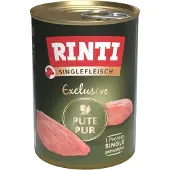 Rinti Viande Pure 24 x 400 g pour chien - pure dinde (Exclusive)