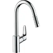 Hansgrohe Focus M41 robinet de cuisine avec douchette extractible et sBox chrome brillant