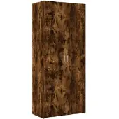 vidaXL Highboard chêne fumé 80x42,5x185 cm Matériau dérivé du bois