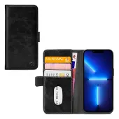 Mobilize Portefeuille Elite Gelly (Apple iPhone 13 Pro), Coque pour téléphone portable, Noir