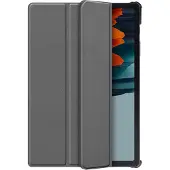 Just in Case Tri-Fold Samsung Galaxy Tab S7 Book Case Gris
