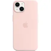Apple Coque en silicone MagSafe iPhone 14 - Chalk Pink