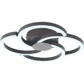 Brilliant LED Plafonnier Fico LED, 34 cm, 2300 lm, 3000 K, aluminium, noir