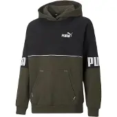 Puma Power Colorblock Fl Sweatshirt Vert 3-4 Years Garçon