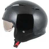 MTR Jet Sun II Casque Jet Noir/Métallisé L unisex