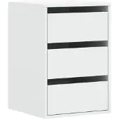 vidaXL Commode blanche 40x41x58 cm Bois composite