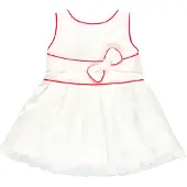Boboli Fantasy Sleeveless Short Dress Blanc 9 Months Fille