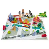 Janod Ensemble De Kubix 60 Cubes+ville