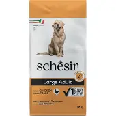 Schesir Large Adult poulet pour chien - 2 x 12 kg