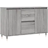 vidaXL Sideboard Gris Sonoma 101,5x35x70 cm Bois composite
