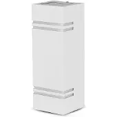 V-TAC Lampe murale d'extérieur - UP - Down - Fixations murales - Support GU10 - IP44 - Blanc