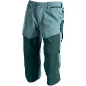 Mascot Knee Pad Pockets Customized 22249 3/4 Pants Vert 60 Homme
