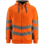 Mascot Safe Supreme 50138 Full Zip Sweatshirt Orange L