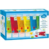 Djeco 6 Tubes de peinture à doigts