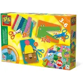 SES Creative - J'apprends à couper - Ciseaux de sécurité pour enfants - Multicolores