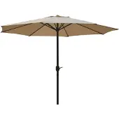 PimXL Luxe Parasol - Ø300cm - Ecru