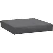 vidaXL Coussin de palette anthracite mélangé 60x60x9,5 cm tissu