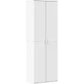 vidaXL Buffet haut blanc 60x35x180 cm bois d’ingénierie