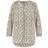 Nydj Pintuck Blouse Imprimé Serpent | Midland Snake