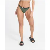 Superdry Femme Bas de Bikini Espiègle Sahara Vert Taille: 42