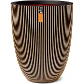 Capi Europe Pot de Fleurs en Plastique Doré Circulaire - Ø 27 cm