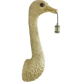 Light & Living - applique murale - Ostrich - or - plastique - lampe animalière - E27 - 3122484