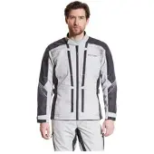 FASTWAY T-2204 Touring Pour Hommes Veste Textile Gris/Anthracite XS