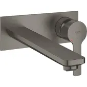 GROHE Mitigeur lavabo mural 2 trous Taille L - Hard Graphite brossé - 23444AL0