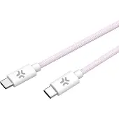 Ginza.se Câble USB-C Celly USBCUSBCCOTTPK - Rose - 1.5 m - Charge rapide jusqu'à 100 Watt - Compatible iPhone 15