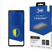 3MK hybrid glass Flexible 2.5D for Sony Xperia 10 III 5G (1 pcs, Sony Xperia 10 III), Téléphone portable : film de protection, Transparent
