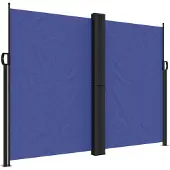 vidaXL Store latéral extensible bleu 180x1000 cm